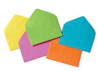 50pack Multi Color Gift Enclosure Card Envelopes