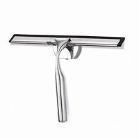 Squeegee, Xiaoai Stainless Steel Glass Window Squeegee Shower Mirror Squeegee Wiper Squeegees with Pothook for Showers Bathroom Door Car Window Glass Marble Kitchen Cleaning Floor Cleaning