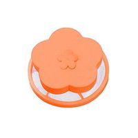 Home Floating Lint Hair Removal Catcher Mesh Pouch Device Wool Floating Washer Cleaning Washing Machine Laundry Filter Bag (Orange)