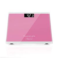 TOPmountain Bathroom Scale Highly Accurate Digital Bathroom Body Scale Measures Weight for Multiple User-Pink