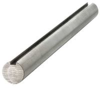 Keyed Shaft, Dia. 1/2 in, 24 in L, CS