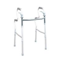 Rolling Walkers Walkers Armrest Walker Rehabilitation Equipment Elderly Walker Four-Legged Cane Collapsible Walker Thick Aluminum Walker Adjustable Height Without Wheel