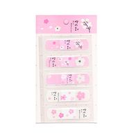 SUKRAGRAHA Cute Adhesive Bandages Lovely Cartoon Print Band-Aid Assorted (25 pc, Sakura)
