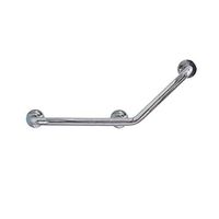 wenlongshop Portable Barrier-Free Handrail,L Type Non-Slip 304 Stainless Steel Secure Frame for Elderly and Disabled,Toilet Safety Grab Bar
