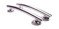 Grabcessories 81000WOM 2-in-1 Grab Bars Surrounding Mirror 2-Pack w/Grips & Free Anchors (4), Chrome