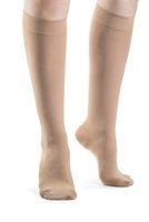 SIGVARIS Women’s Style Soft Opaque 840 Closed Toe Calf-High Socks 30-40mmHg