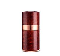 Cigar Tube Case Portable Travel Cigar Humidor with Hygrometer Aluminum Alloy Lined Cigar Box Holder Container for 7 Cigars Thanksgiving Day Idea