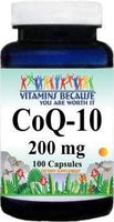 Vitamins Because You are Worth It - Coq-10-200 Mg - 100 Capsules