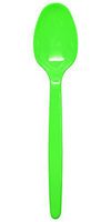 Karat U2100 (Green)5.9" PS Heavy-Weight Disposable Teaspoon, Green (Pack of 1000)