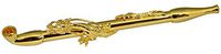 KAJIKAWA Luxury Kiseru Smoking Pipe Big Dragon Handmade in Japan 24-Gold Plating