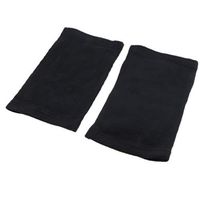 Padded Knee Joints Thick Sleeve Winter Thermal Leg Warmer Brace for Ridding Cycling Outdoor Running in Winter - Black M