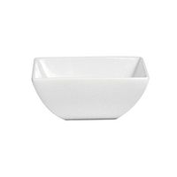 Francessa - Classico 18 oz. White Porcelain Square Bowl, Case of 12