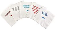 Inspiring Lunches, Kid Pack 01, 20 Napkins, 20 Unique Quotes. for Kids and Adults. School Lunches, Special Events, Parties, Back to School