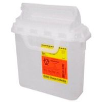 Becton Dickinson - Sharps Collector, 3 Gallon, 15¾" X 13½" X 6", Counterbalanced Door, Pearl, Each