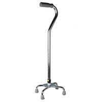 Yadianna Cozy Elderly Crutches Four-Legged Cane Aluminum Alloy Walking Stick Telescopic Anti-Skid Walker Non-Slip Walking Stick with Hospital
