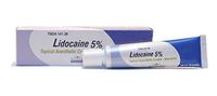 Lidocaine 5% Anorectal Cream | for Hemorrhoid Relief from Pain, Itching, Burning | 30 Gram Tube Lidocaine 5% Cream (No Cots)