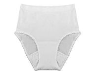 Comfort Finds Seamless Incontinence Panty - Reusable Womens Incontinent Underwear (Large, 3 Pack White (6OZ))