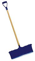 Snow Pusher, 22 1/4 in. W, Wood