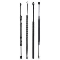 Cngstar Ear Wax Pickers Stainless Steel Earpick Wax Remover Curette Ear Pick Cleaner Ear Cleaner Spoon Care Ear Clean Tool