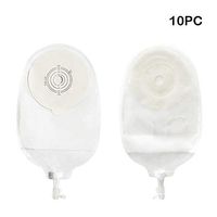 Drainable Pouches - Ostomy Bags With Closure For Colostomy Ileostomy Stoma Care, Cut-To-Fit, One-Piece System (10PC)
