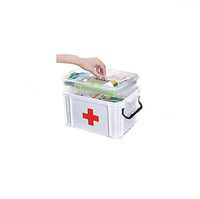 mkki Large Capacity Household Multi-Layer First Aid Kit Multifunctional Medicine Box/First Aid Kit/Jewelry Storage Box/Storage Boxes Organizer