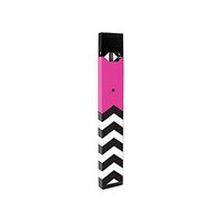 MightySkins Skin Compatible with Juul - Hot Pink Chevron | Protective, Durable, and Unique Vinyl Decal wrap Cover | Easy to Apply, Remove, and Change Styles | Made in The USA