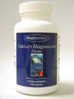 Allergy Research Group Calcium Magnesium Citrate - 100 Vegetarian Capsules