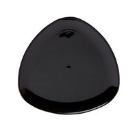 WNA 20 Count Petites Triangle Plates, 6", Black