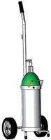 FWF Oxygen CART W/Adjustable Handle Holds 1 (Jumbo D/ ML22) Cylinder Diameter 5.25" Made in USA