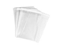100PCS Clear Flat Cellophane Treat Bag OPP Plastic Bag with Adhesive Closure Food Gift Packaging Supplies Storage Bag Pouch For Snacks Bakery Cookies Candies 4"x 6"