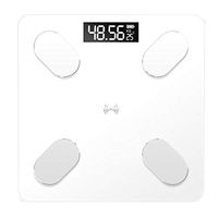 Samury Body Fat Scale 396 lbs BlueTooth Smart BMI Scale Digital Bathroom Wireless Weight Scale, Body Composition Analyzer with Smartphone App (White)
