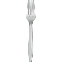 Shimmering Silver Plastic Forks (50 Pack)