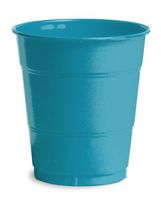 Creative Converting Turquoise Plastic Party Cups