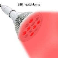 Red Light Therapy Device. Complete Set. Red 660nm Near Infrared 850nm. 12 LEDs. High Irradiance Over 100mW/cm2 for Skin, Pain Relief, Anti Aging, Muscle Recovery, Performance.