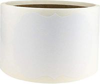 Christmas Gift Tags, 100 2” x 3” Custom Stickers for DIY Labeling (White)