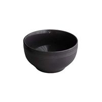 AXZHYX Bowl Ceramic Bowl Home Soup Bowl Irregular Chrysanthemum Bowl Tableware Fruit Salad Plate Black Food Utensils Hotel Tableware Home Noodles Boiled Fish Soup Bowl (Color : L)
