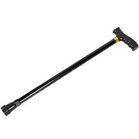 Estink- Walking Cane, Aluminum Alloy Trekking Pole Comfortable EVA Handle Height Adjustable Cane from 65 to135cm for Man Women Climbing, Skiing, Camping