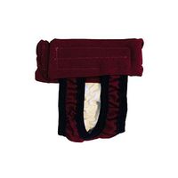 Barkertime Cat Diaper Made in USA - Burgundy Washable Cat Diaper Pull-up, M for Spraying Cat, Piddling Cat, Incontinent Cat - Allows for Defecating Outside