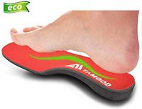 High Arch Support Inserts Plantar Fasciitis Orthotic Insoles for Flat Feet Pronation Replacement Insoles for Women and Men Shoes Soft Cushion Pad Against Foot Pain