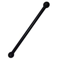 Portfolio Black Cast Aluminum Post Light Cross Bar