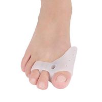Alonea Bunion Corrector - Toe Aligner Orthosis Seperator Separation Toe Design Comb Toe Toe Separator Spacers Straighteners Splint Aid Surgery Treatment (White ❤️)