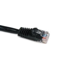 Hellermann Tyton PCBLK25 Category 5e patch cord, 25ft Length, Black