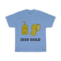 Coronavirus T-Shirt (Golden Toilet Paper and Sanitizer)
