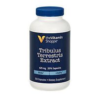 The Vitamin Shoppe Tribulus Terrestris Extract 625MG, 20 Saponins, Supports Libido and Vitality, Men's Health, Natural Testosterone Libido Booster for Men (300 Capsules)
