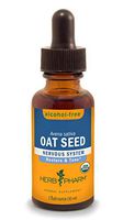 Herb Pharm Certified Organic Oat Seed Liquid Extract for Nervous System Support, Alcohol-Free Glycerite, 1 Ounce