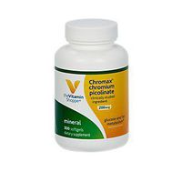 The Vitamin Shoppe Chromium Picolinate 200MCG, Clinically Studied Ingredient, Supports Glucose Fat Metabolism (300 Softgels)
