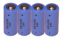 2/3AA Size Lithium Battery (3.6V & 1650 mAh) 4 Pack