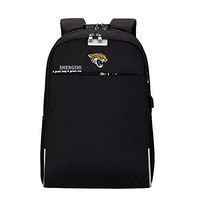 Unisex Laptop Backpack with USB Charging Port, Waterproof and Anti-Theft - Pick Jacksonville Jaguars