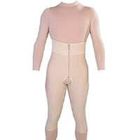 ContourMD Post Abdomen Liposuction Recovery - Male Mid Thigh Brief Style 12MT (XXX-Large, Black)