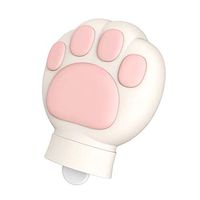 Hot Water Bottle, Cute Hot Water Bag, Lintelek Microwave Heating Bottle with Environmental Silicon, Hot & Cold Therapy, Great for Menstrual Pain Relief for Women, Kids and Gifts (White)